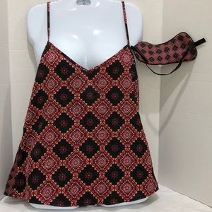 NWOT Sam Edelman Cami and Sleep Mask